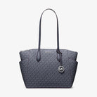 Michael Kors Marilyn Medium Signature Logo Tote Bag Admiral
