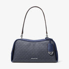 Michael Kors Cecily Medium Signature Logo Shoulder Bag Admiral