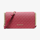 Michael Kors Jet Set Signature Logo Crossbody Bag Dk Raspberry