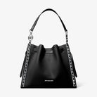 Michael Kors Mina Large Chain Shoulder Bag Black