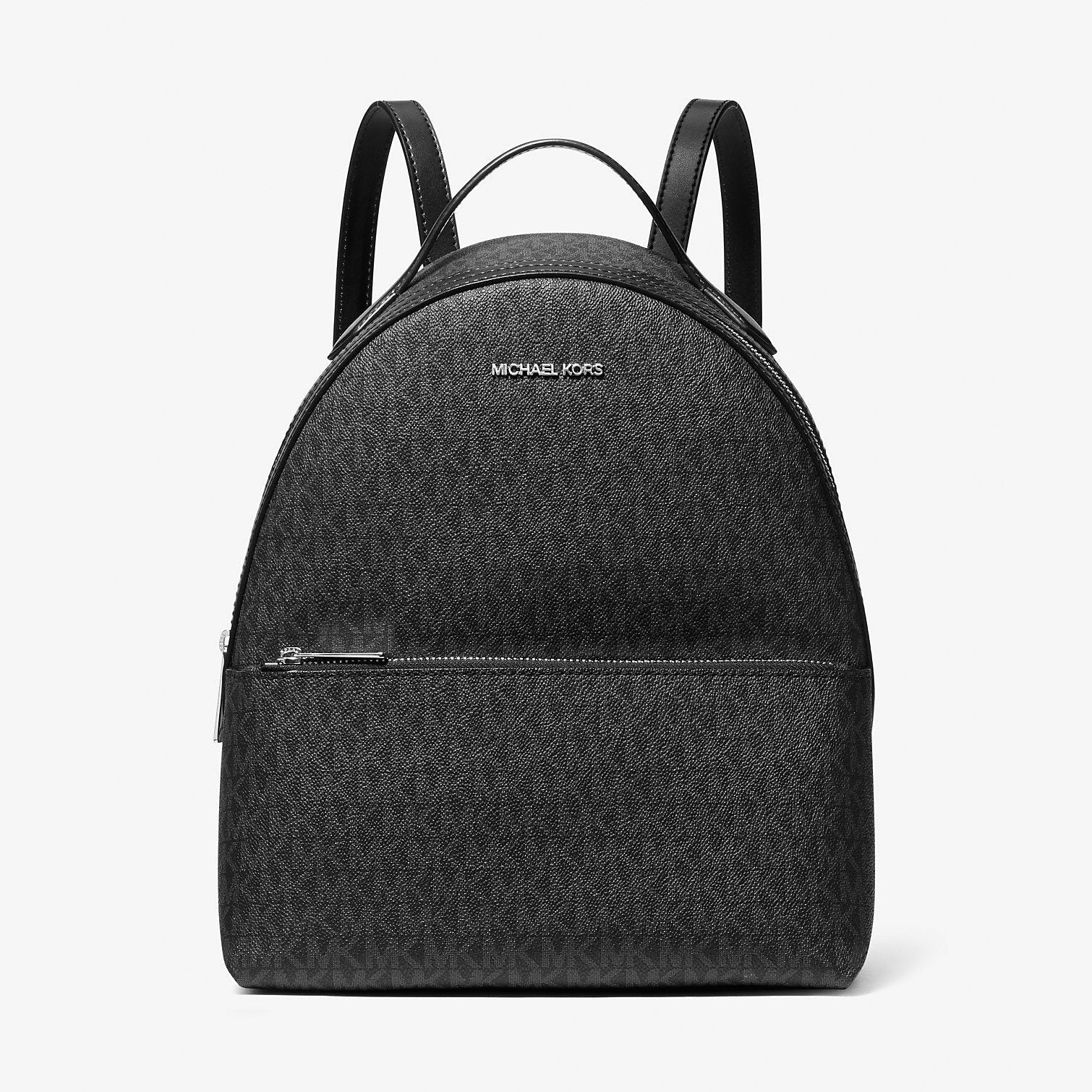 Michael Kors Sheila Medium Signature Logo Backpack Black