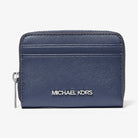 Michael Kors Jet Set Travel Medium Saffiano Leather Wallet Navy