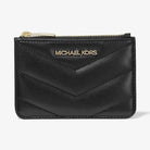Michael Kors Jet Set Travel Small Quilted Coin Pouch Black