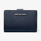 Michael Kors Medium Saffiano Leather Wallet Navy
