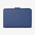 Michael Kors Medium Saffiano Leather Wallet Galaxy Blue