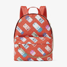 Michael Kors Slater Medium Printed Signature Logo Backpack Dk Sangria