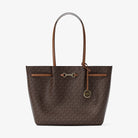 Michael Kors Carson Large Signature Logo Tote Bag Brown
