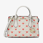 Michael Kors Sheila Small Embellished Signature Logo Satchel Lt Crm Multi