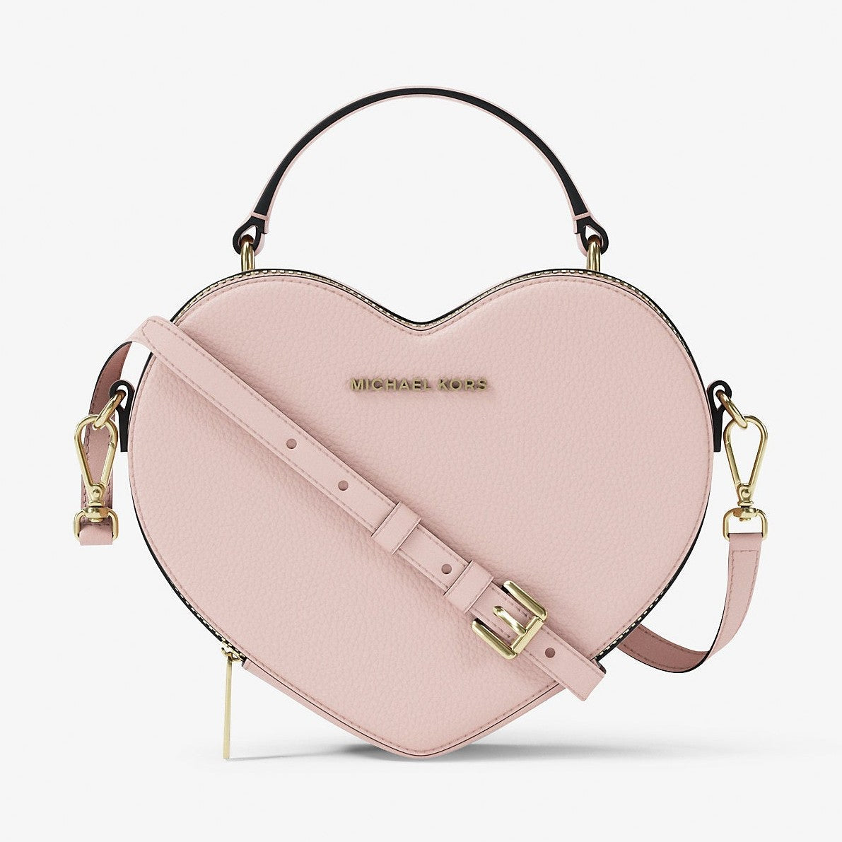 Michael Kors Jet Set Small Heart Crossbody Bag Powder Blush