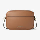 Michael Kors Jet Set Pebbled Leather Camera Crossbody Bag Luggage