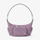 Michael Kors Merritt Small Signature Logo Convertible Shoulder Bag Lt Quartz