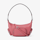 Michael Kors Merritt Medium Pebbled Leather Convertible Shoulder Bag Hibiscus