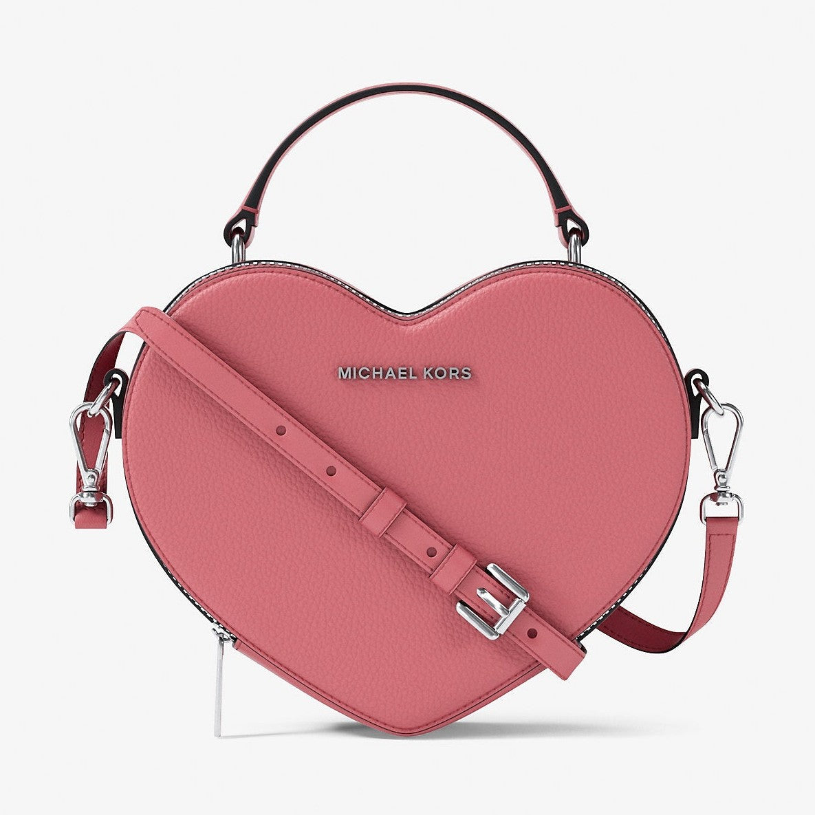 Michael Kors Jet Set Small Heart Crossbody Bag Hibiscus