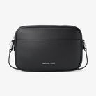 Michael Kors Jet Set Pebbled Leather Camera Crossbody Bag Black