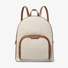 Michael Kors Jaycee Large Logo Backpack Vanilla