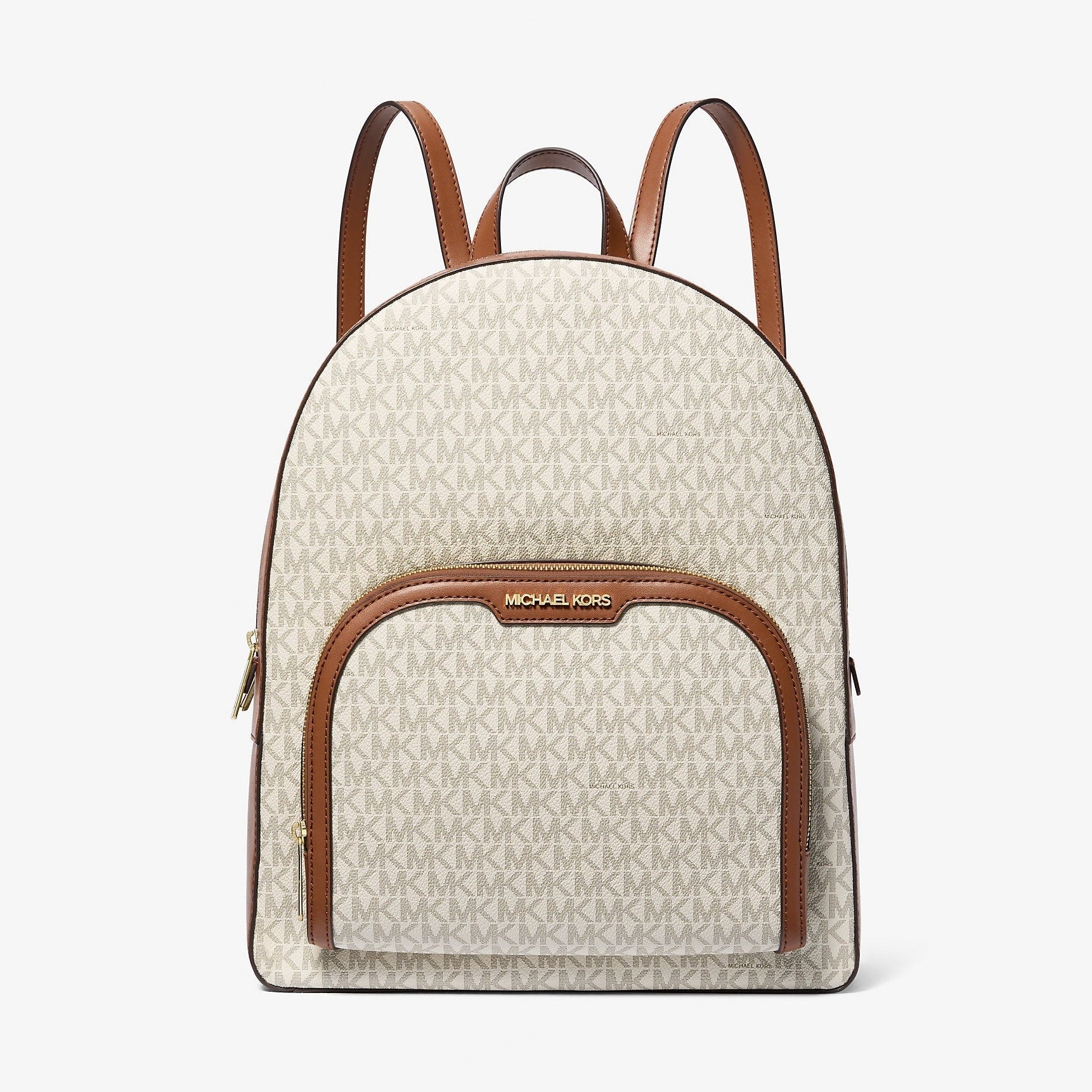 Michael Kors Jaycee Large Logo Backpack Vanilla