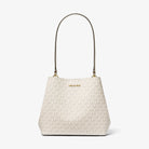 Michael Kors Pratt Medium Signature Logo Shoulder Bag Lt Crm Multi