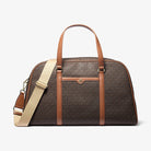 Michael Kors Jet Set Travel Extra-Large Signature Logo Weekender Bag Brown