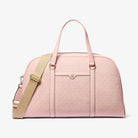 Michael Kors Jet Set Travel Extra-Large Signature Logo Weekender Bag Powder Blush