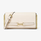 Michael Kors Carson Large Pebbled Leather Convertible Crossbody Bag Lt Cream