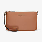 Michael Kors Jet Set Small Pebbled Leather Convertible Wristlet Luggage