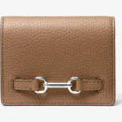 Michael Kors Carson Small Pebbled Leather Wallet Driftwood