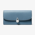 Michael Kors Hamilton Large Leather Continental Wallet Cornflower