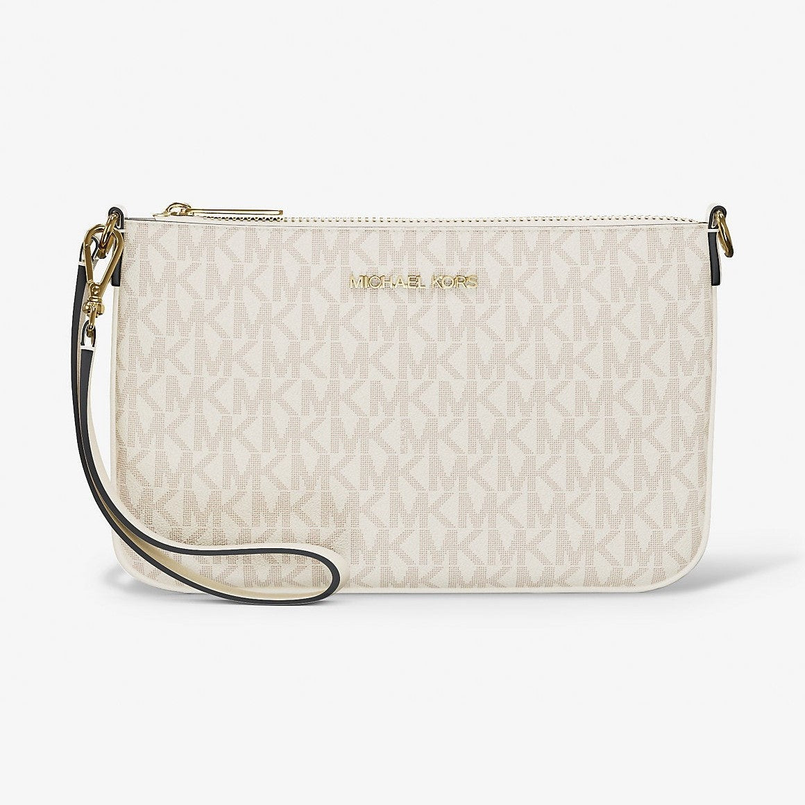 Michael Kors Jet Set Small Signature Logo Convertible Wristlet Lt Crm Multi