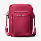 Michael Kors Khai Nylon Crossbody Bag Dk Raspberry