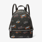 Michael Kors Rhea Extra-Small Printed Signature Logo Backpack Black