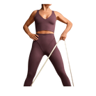 Nike X Skims Matte Women's High-Waisted V-Line 26" Leggings CURRANT