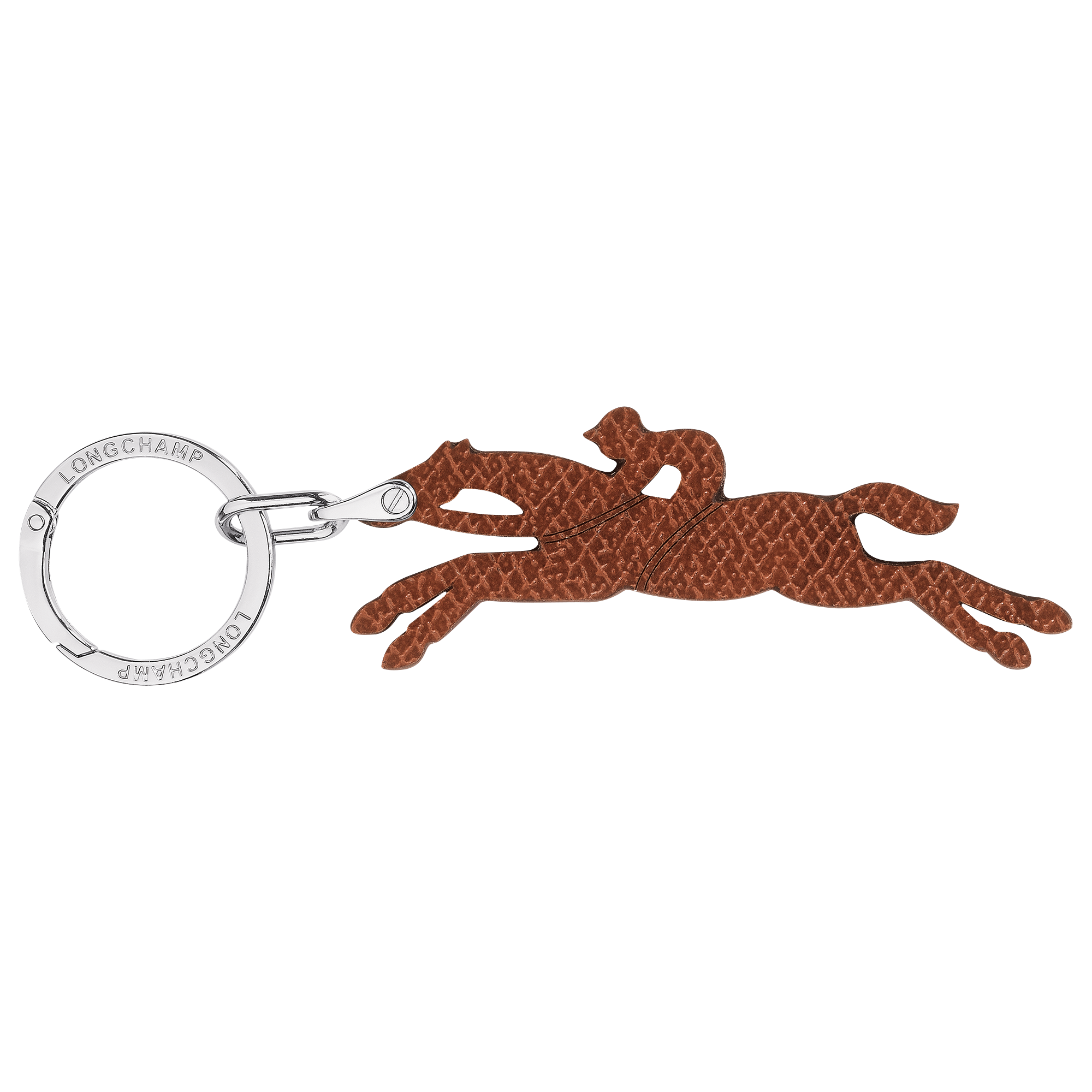 Longchamp Le Pliage Original Key ring Brown