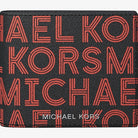 Michael Kors Cooper Graphic Logo Billfold Wallet Bright Red