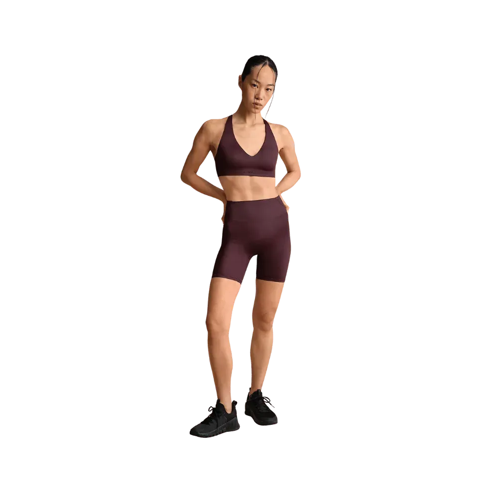 Nike X Skims Shine Women's High-Waisted 5" Biker Shorts CURRANT
