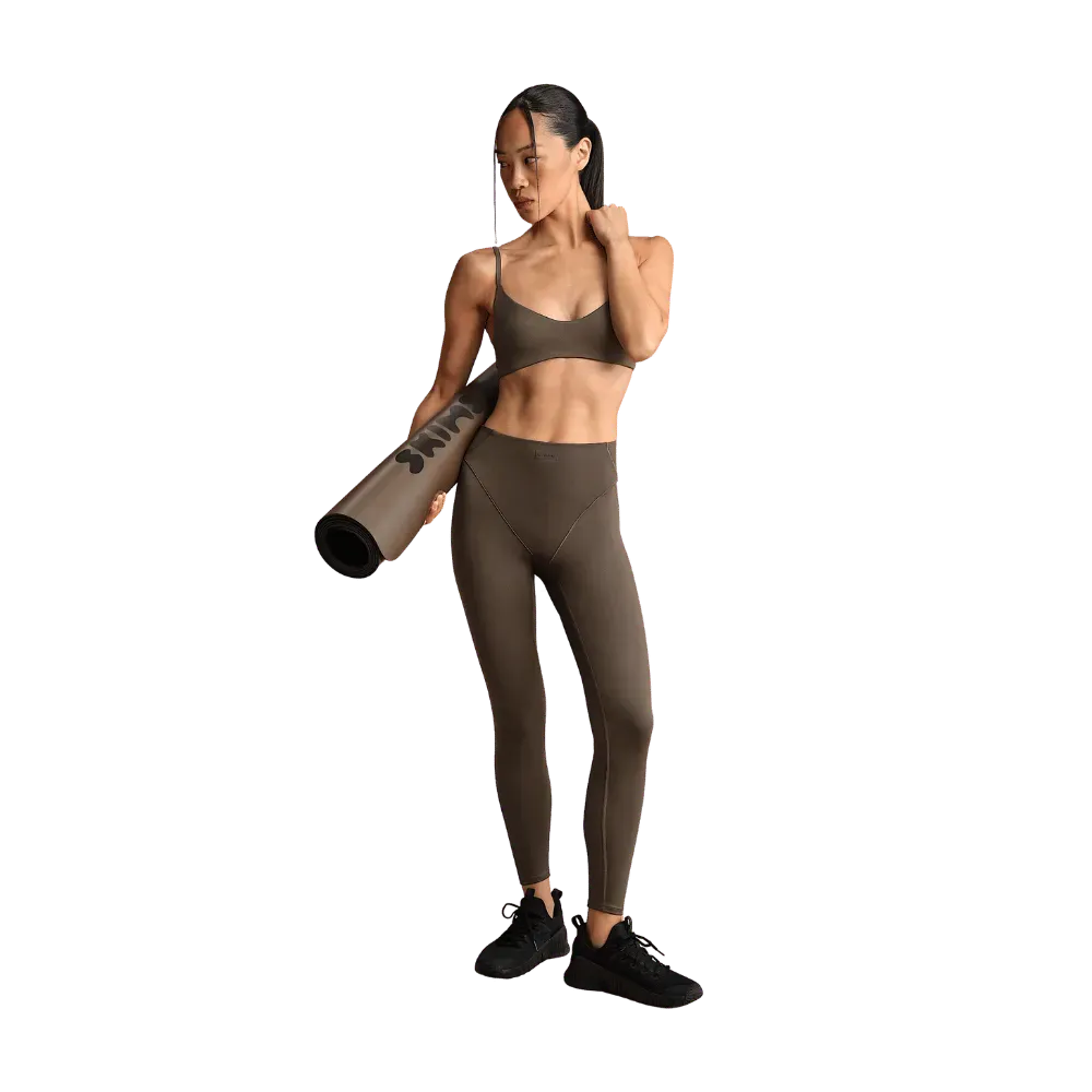 Nike X Skims Matte Women's High-Waisted V-Line 26" Leggings Dark Sepia