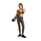 Nike X Skims Matte Women's High-Waisted V-Line 26" Leggings Dark Sepia