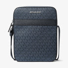 Michael Kors Cooper Signature Logo Flight Bag Admrl-Plblue