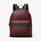 Michael Kors Cooper Medium Graphic Logo Backpack Bright Red