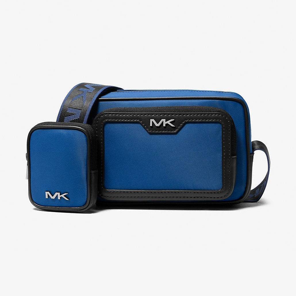 Michael Kors Lautner Nylon Camera Bag With Pouch Empire Blue