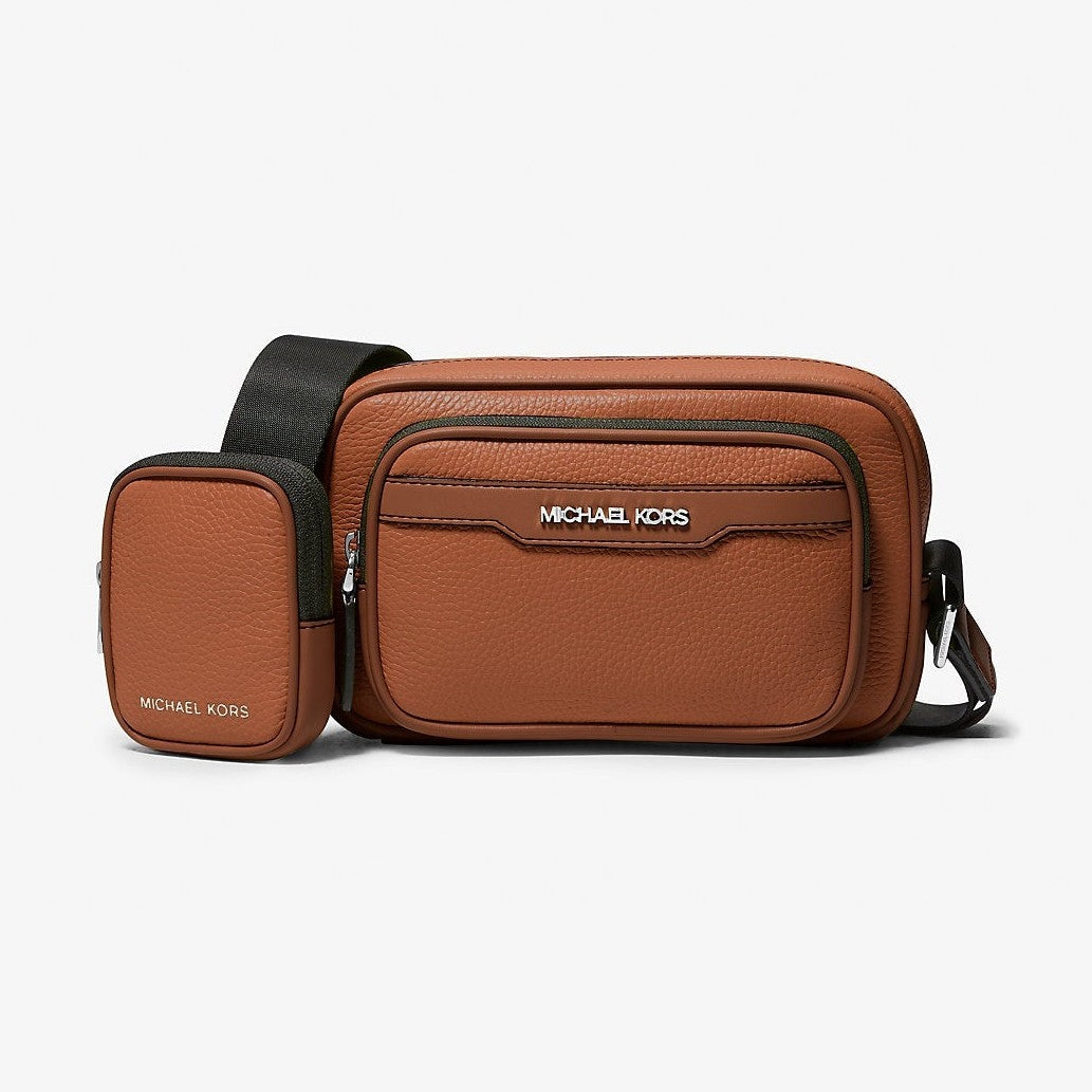 Michael Kors Cooper Pebbled Leather Camera Bag Luggage