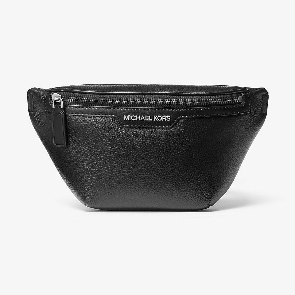 Michael Kors Cooper Small Leather Sling Pack Black
