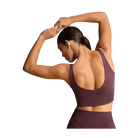 Nike X Skims Matte Women's V-Neck Long-Line Bra CURRANT