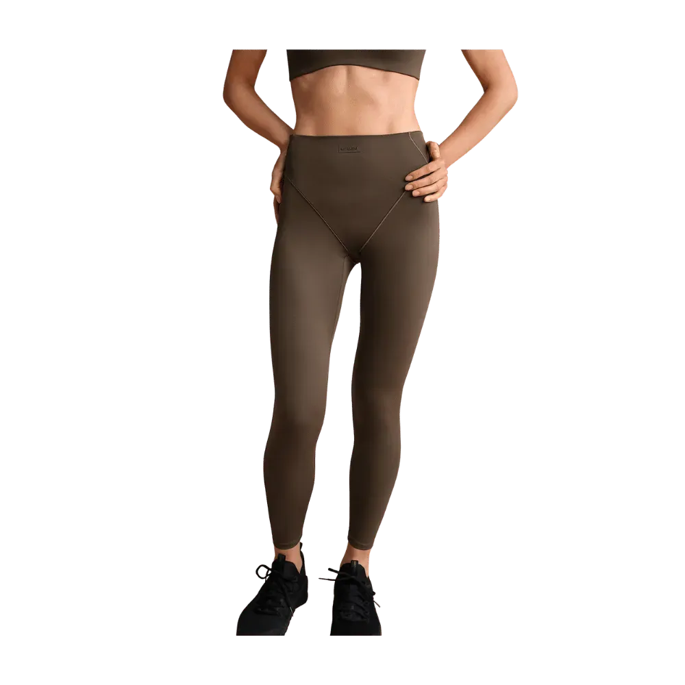 Nike X Skims Matte Women's High-Waisted V-Line 26" Leggings Dark Sepia