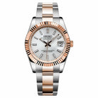 Seiko Mod Datejust Two-Tone White
