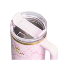 Stanley 1913 x LoveShackFancy Holiday Quencher H2.0 FlowState Tumbler (40OZ) Baby Bow Pink Peppermint