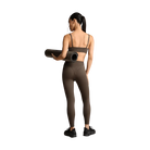 Nike X Skims Matte Women's High-Waisted V-Line 26" Leggings Dark Sepia