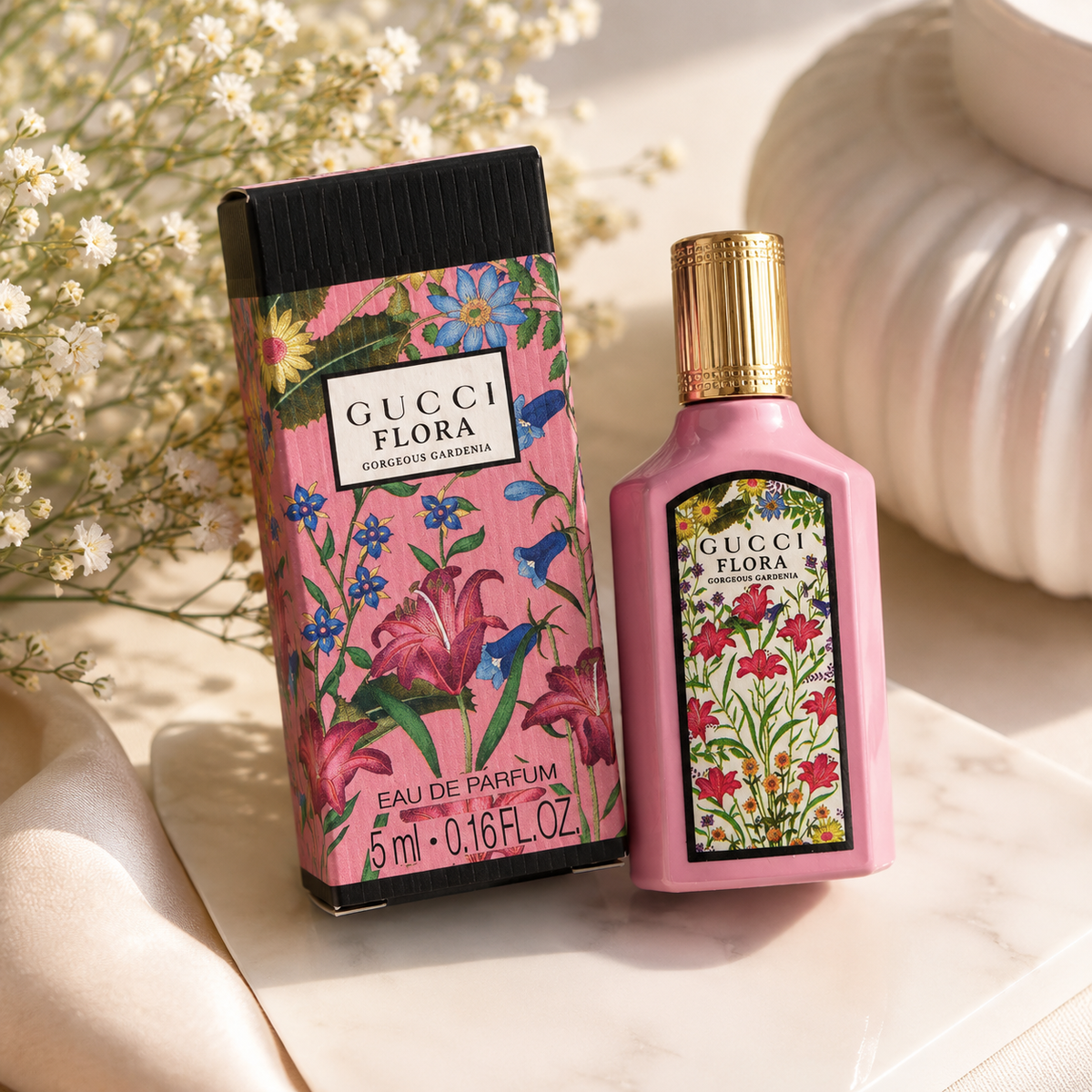 Gucci Flora Gorgeous Gardenia Eau de Parfum – Mini (5ml / 0.17 fl oz)