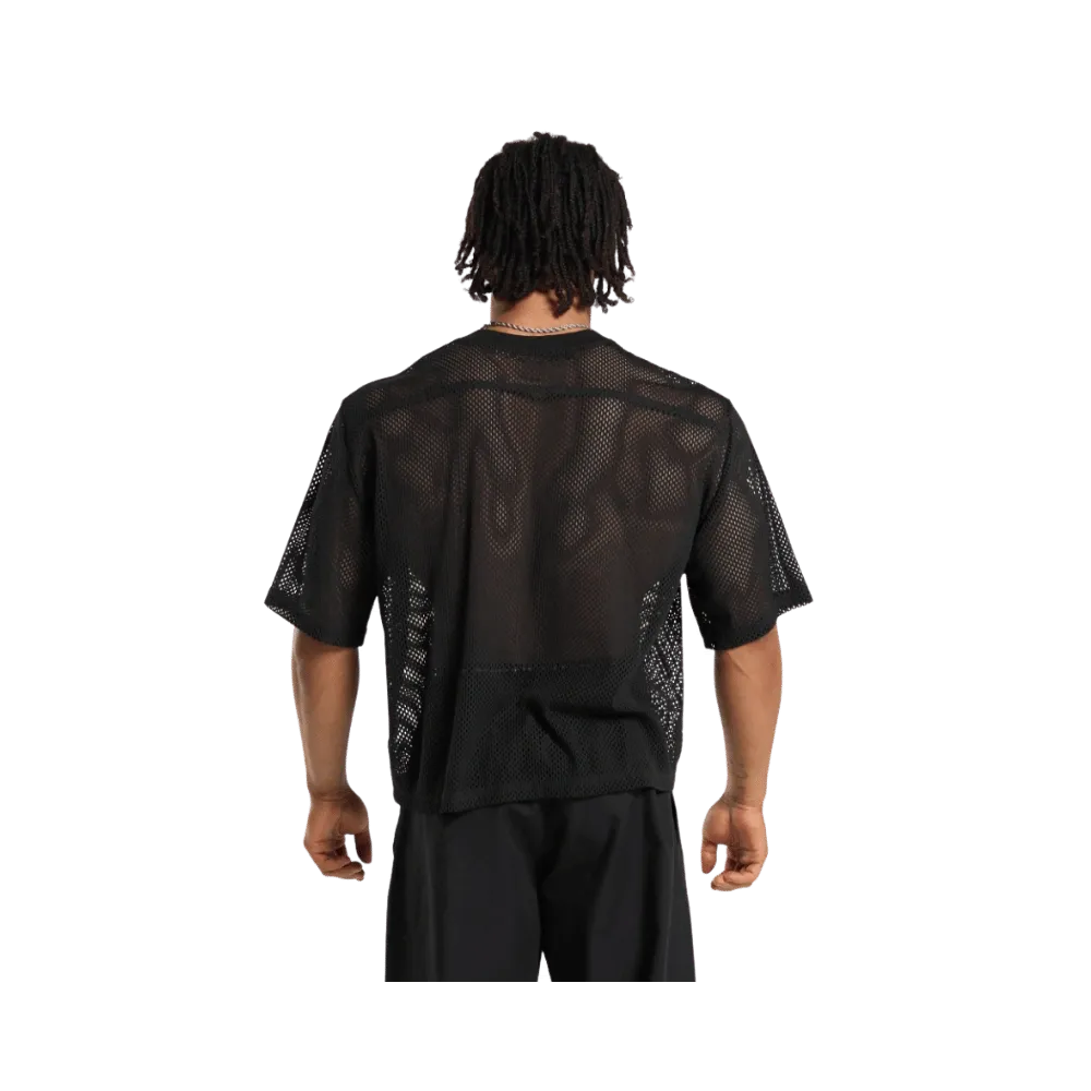 Gymshark Mesh Oversized T-Shirt Oversized Fit Black