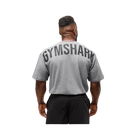 Gymshark Power T-Shirt Oversized Fit Charcoal Core Marl/Black