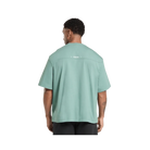 Gymshark Rest Day Essentials Boxy T-Shirt Oversized Fit Celeste Blue